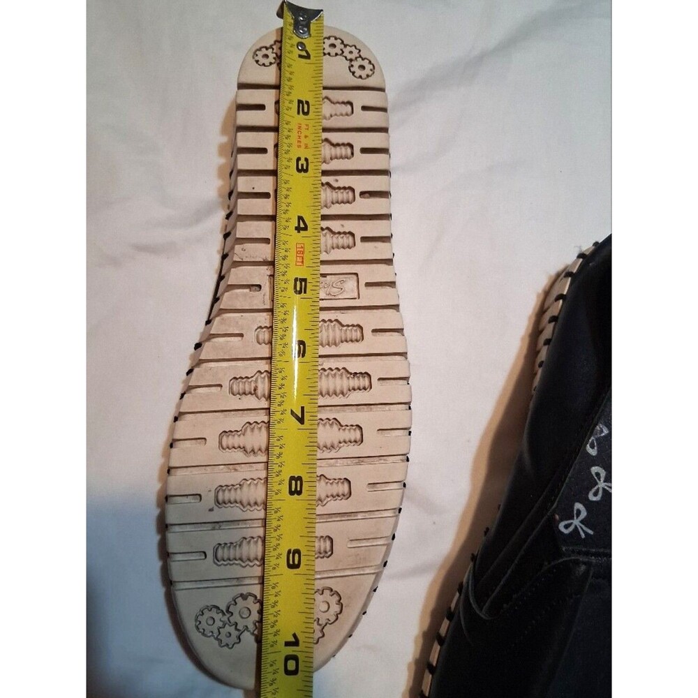 Skechers Genuine Leather Slip-On Flats Whipstitch Detail Espadrille Style 8.5 - Picture 10 of 10